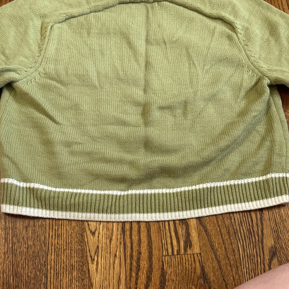 Abercrombie & Fitch Madeline Cropped Crew Sweater Tee SZ S - Picture 8 of 9